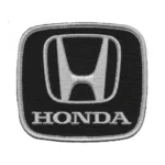Honda Emblem Logo Black and Silver Patch