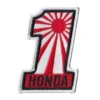 Honda Number 1 Rising Sun Japanese Flag Patch