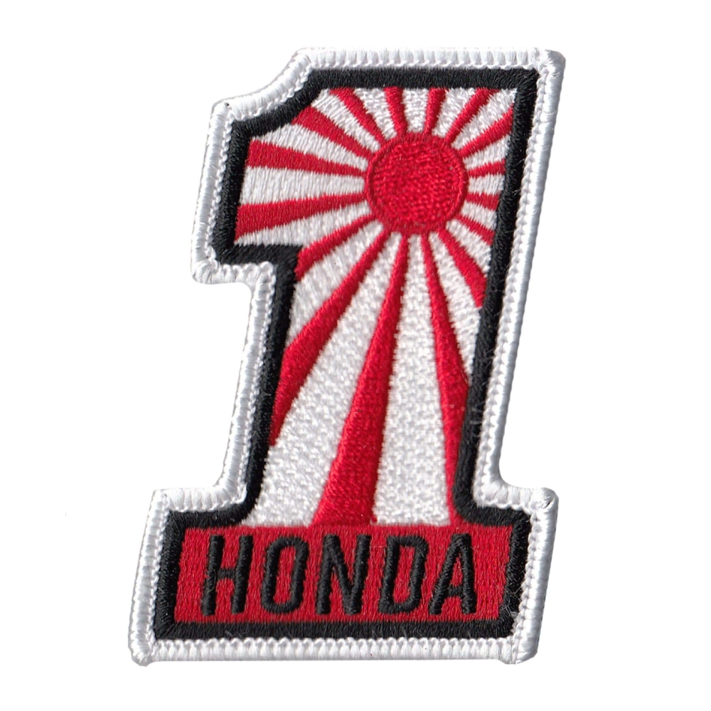 Honda Number 1 Rising Sun Japanese Flag Patch