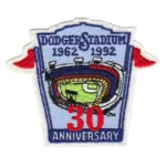 LA Dodger Stadium 30th Anniversary Commemorative Patch