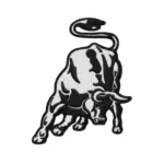 Lamborghini Gold Bull Logo Patch - Image 2