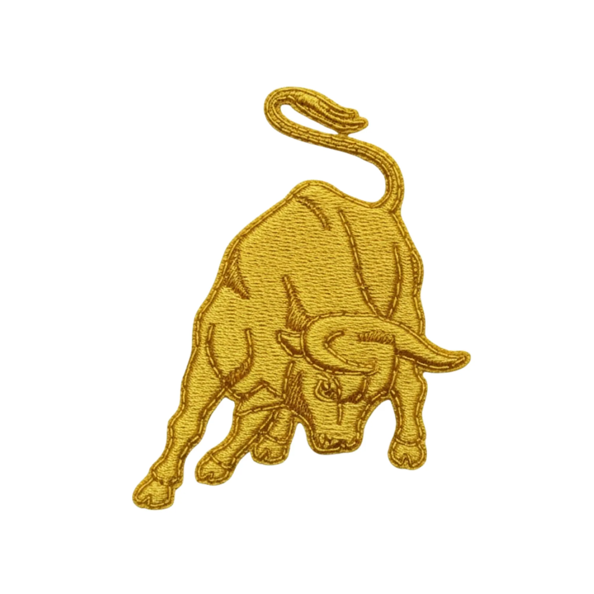 Lamborghini Gold Bull Logo Patch