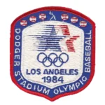 Los Angeles Dodger Stadium Olympics Baseball 1984 Patch