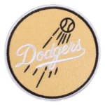 Los Angeles Dodgers Cream Classic Round Logo Patch
