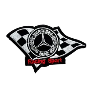 Mercedes-Benz Racing Sport Checkered Flag Patch