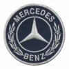 Mercedes-Benz Wreath Emblem Round Logo Patch