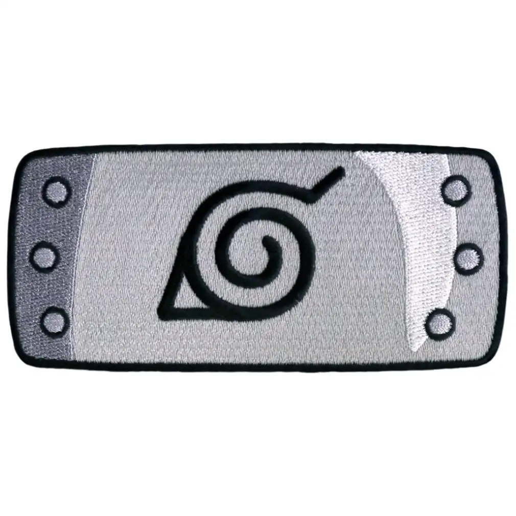 Naruto Hidden Leaf Village Headband Plate Patch