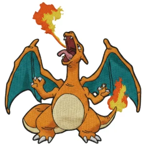 Pokémon Breathing Fire Charizard Patch
