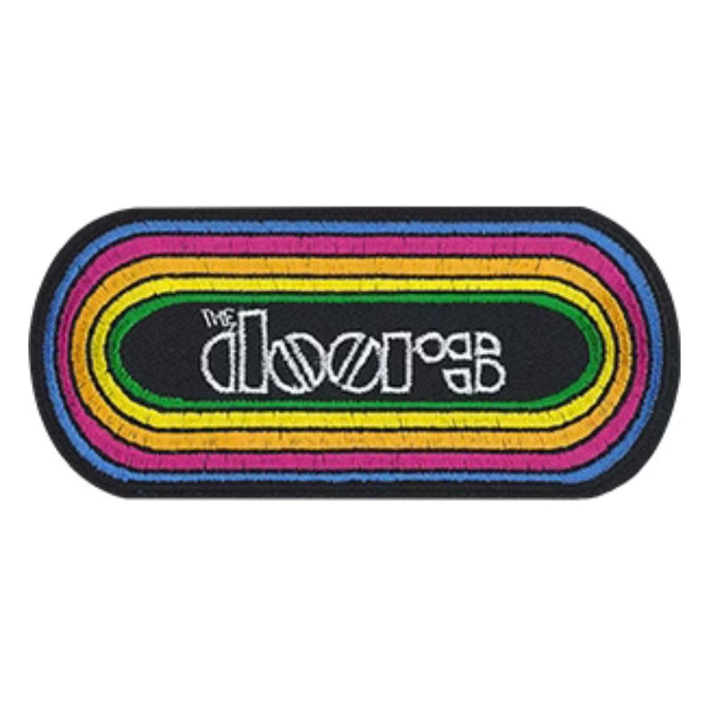 The Doors Rainbow Border Logo Patch