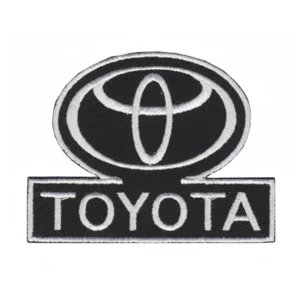 Toyot Retro Logo Black and White Patch