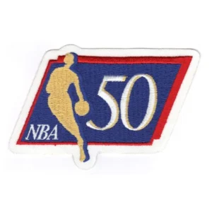 NBA 50th Anniversary Gold Logo Patch